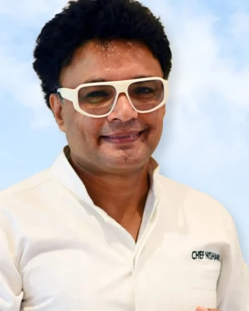 Chef Nishant Choubey in chef whites
