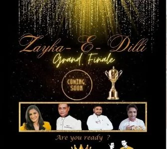 Zayka-e-Dilli Grand Finale poster with jury panel